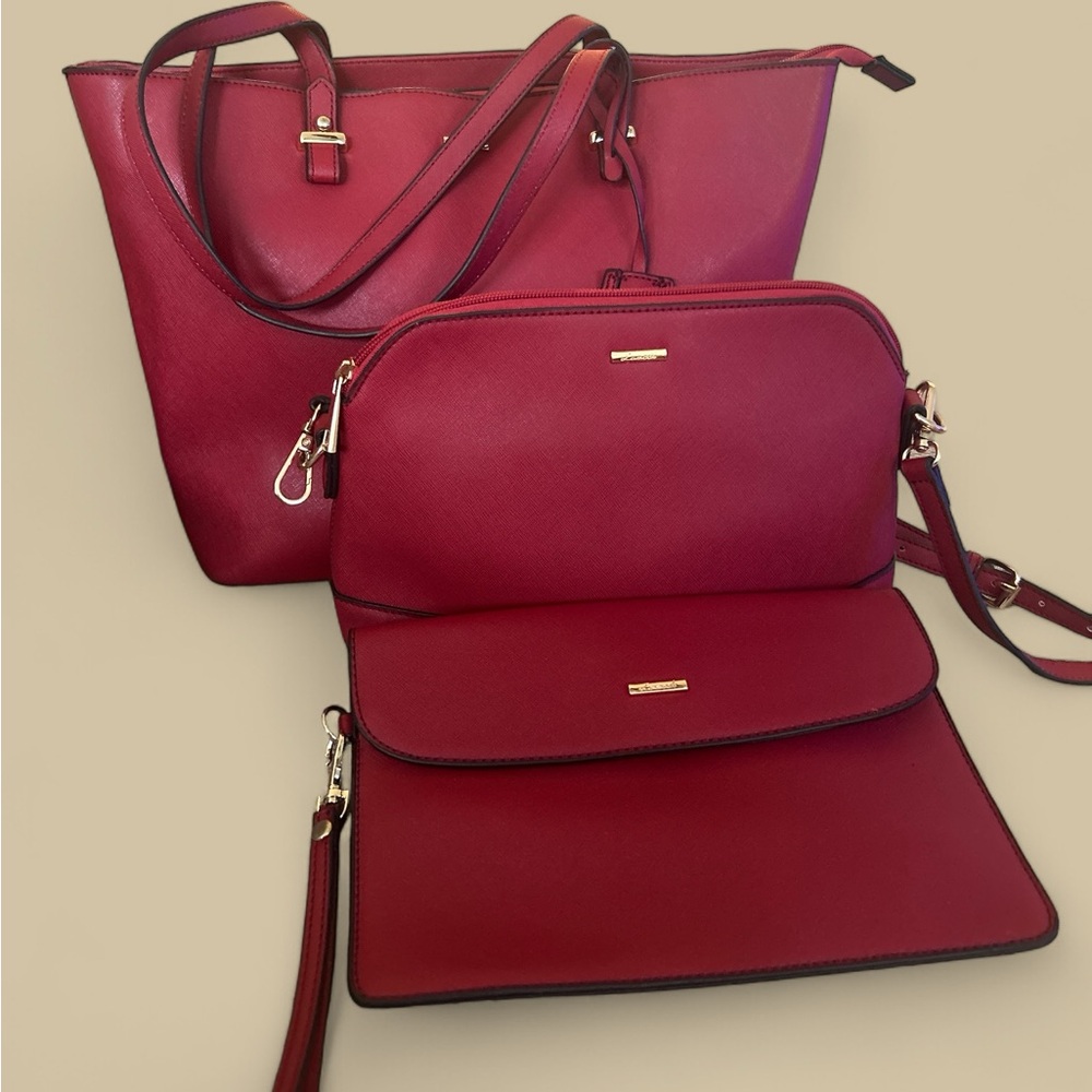 EUC 3Piece tote / crossbody / clutch